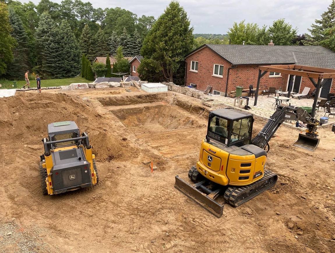 Excavation and site preparation